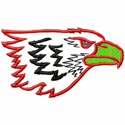 Eagle And Falcon Embroidery Design 2